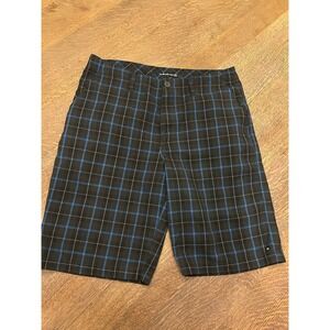 Quiksilver Men's Skate Shorts – Size 34 – Blue‎ & Gray